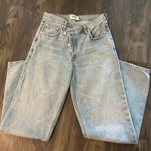 AGOLDE - Criss Cross Upsized Jean in Suburbia